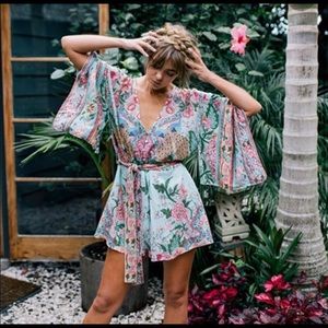 Spell & The Gypsy Lotus Kimono Romper SZ M NWT